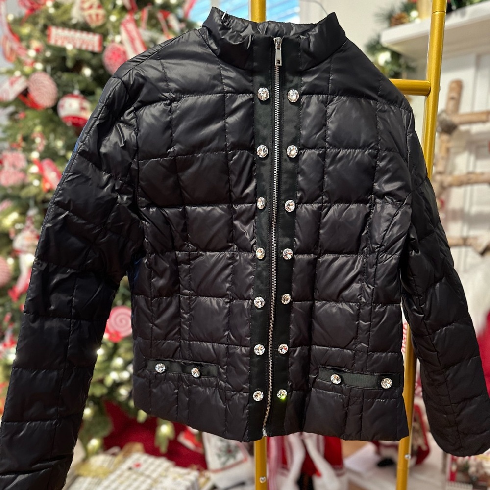 Ciao-Milano Black Puffer with Rhinestones 🎉
